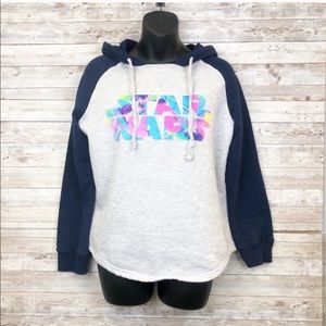 🍀4/$10 Star Wars Rainbow Graphic Raglan Hoodie